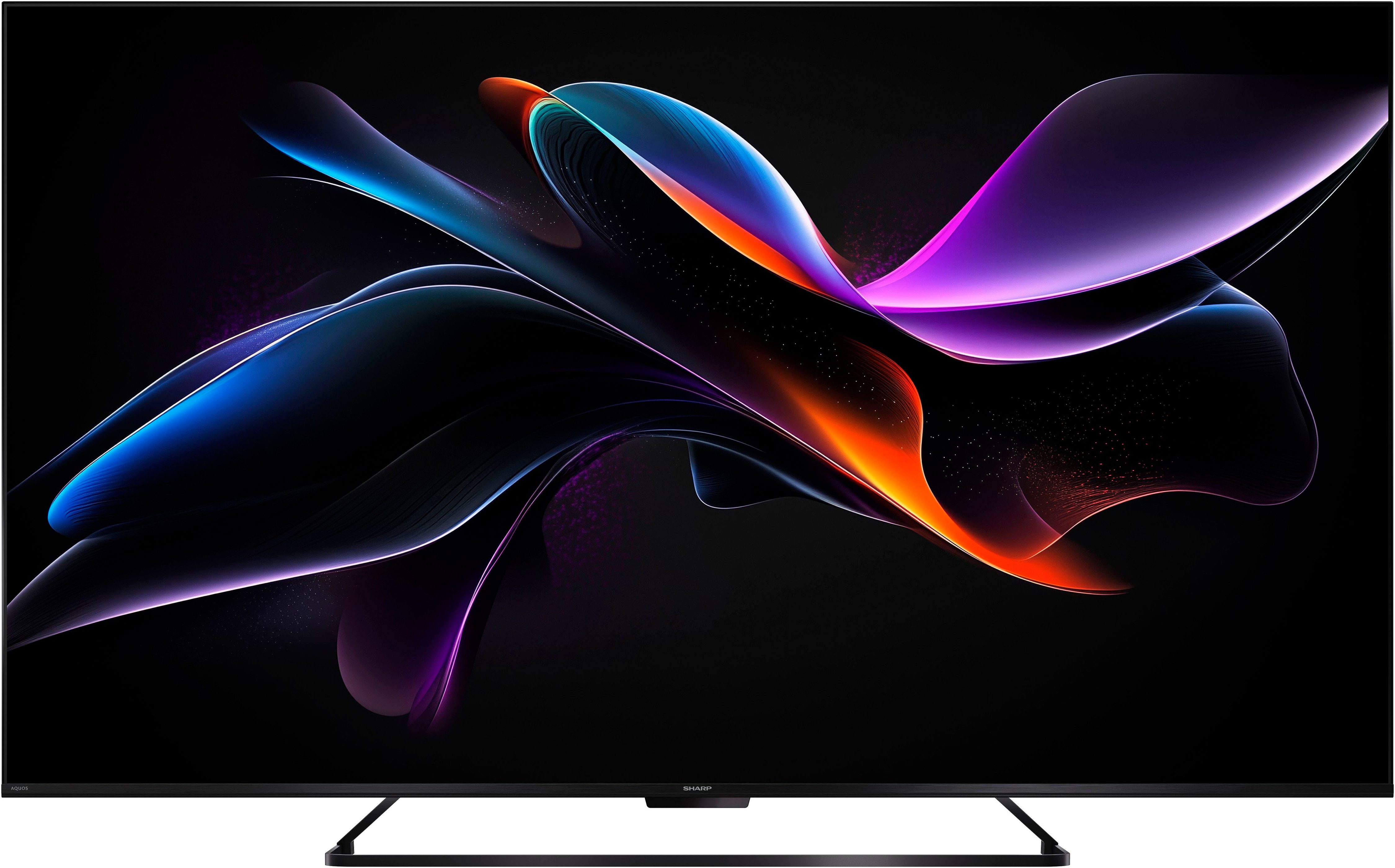 Sharp 4T-C65HRx QLED-Fernseher (164 cm/65 Zoll, 4K Ultra HD, Google TV, Smart-TV)