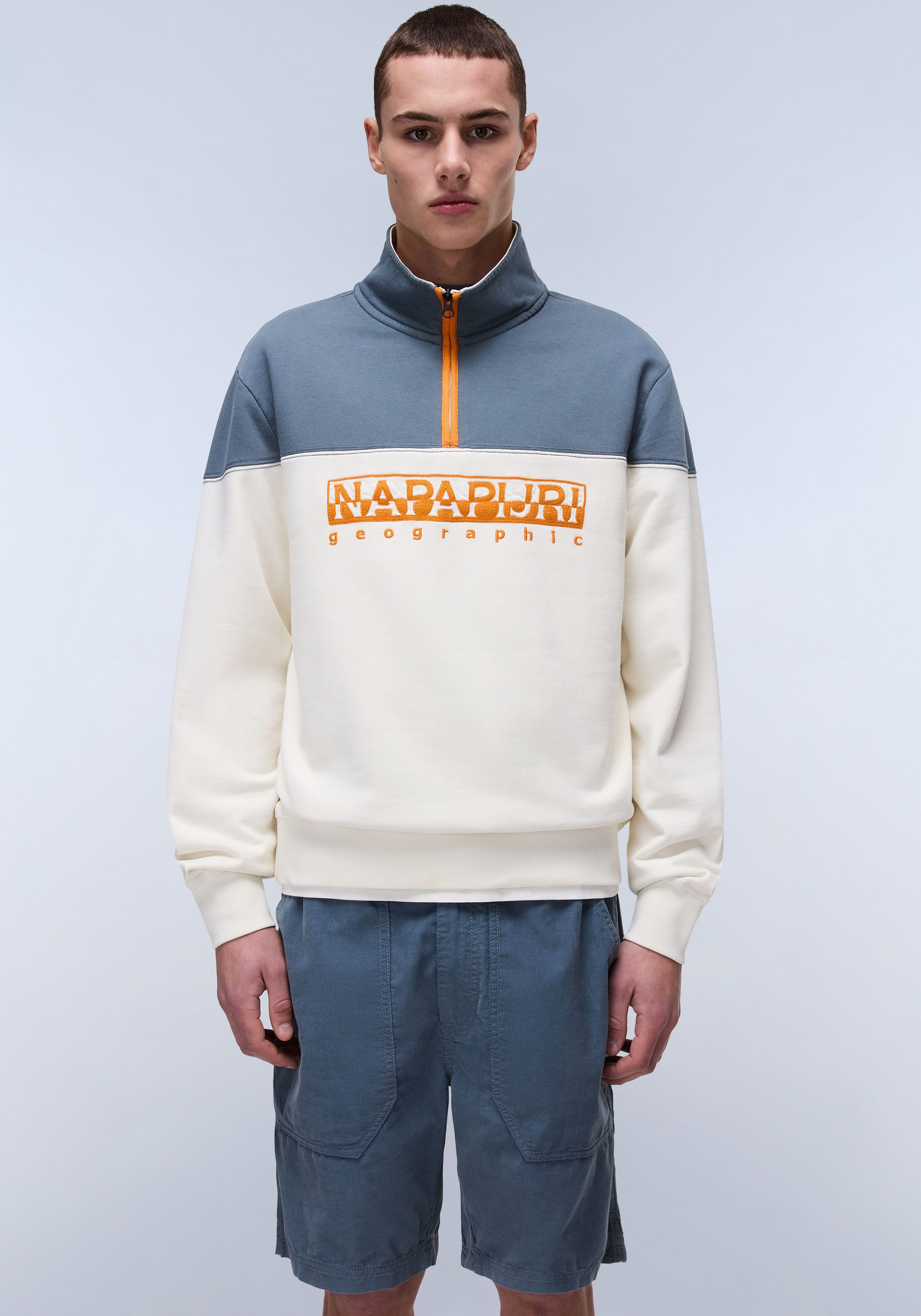 Napapijri Sweatshirt B-SATURNIA HZ Mit Rundhalsausschnitt günstig online kaufen