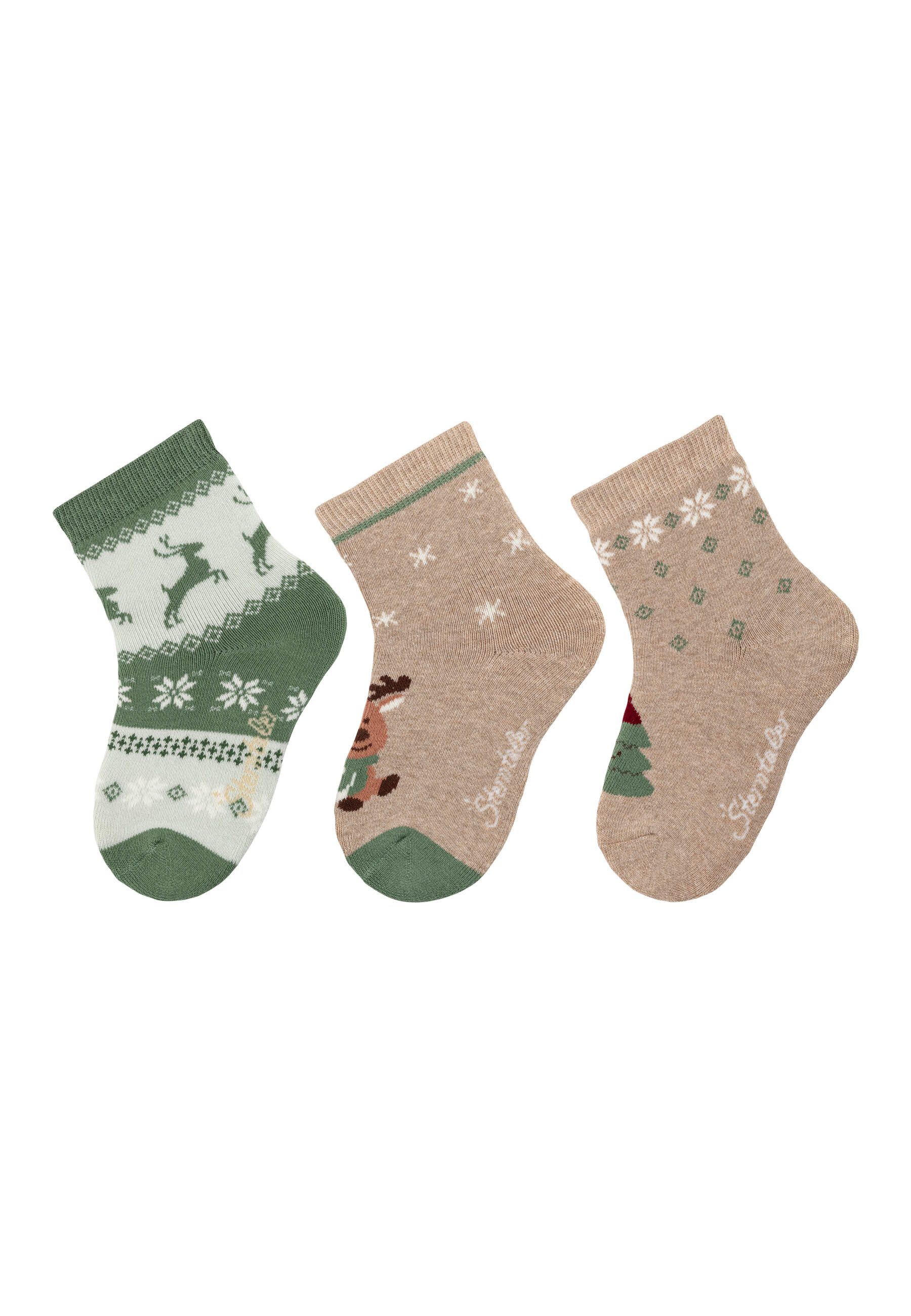 Feinsöckchen Socken 3er Pack Weihnachten