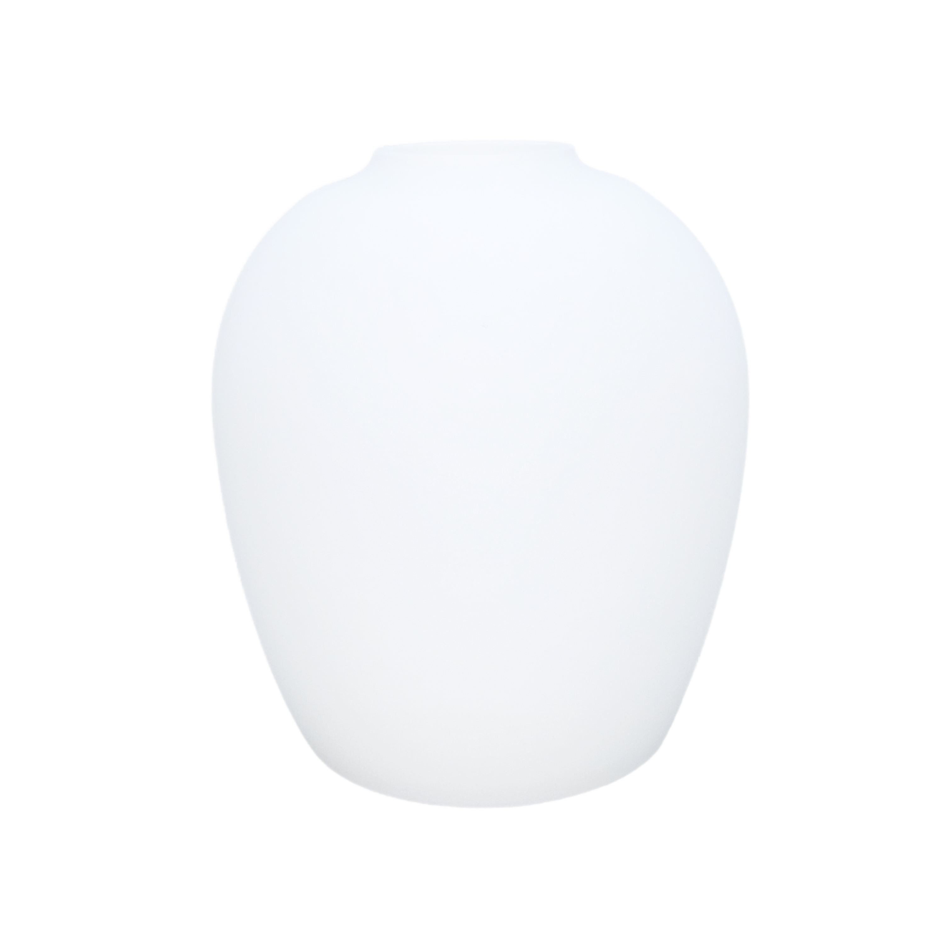 Home4Living Lampenschirm Lampenglas Leuchtenglas matt weiß Ø100 mm E14 Ersatzglas, dekorativ