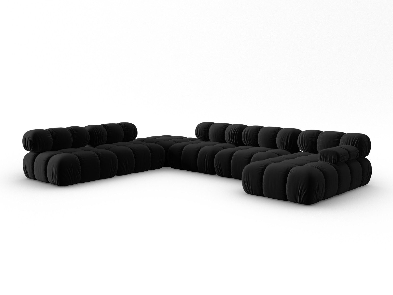 Micadoni Ecksofa Bellis, modular Panorama 7-Sitzer günstig online kaufen