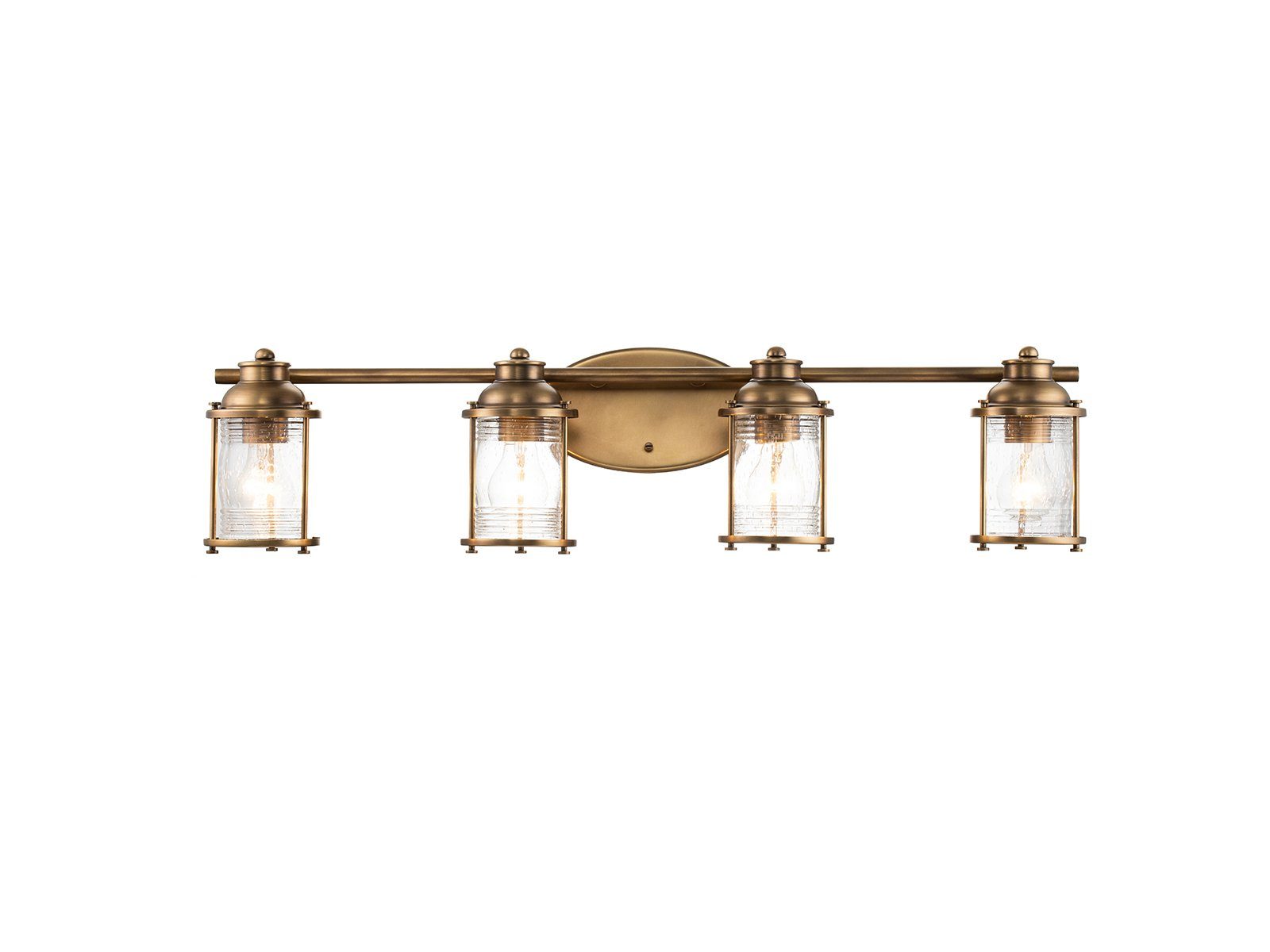 Kichler LED Wandleuchte, LED wechselbar, warmweiß, Spiegelleuchten Bad-lampen Wand Badezimmerlampen Spiegelschrank B 86cm