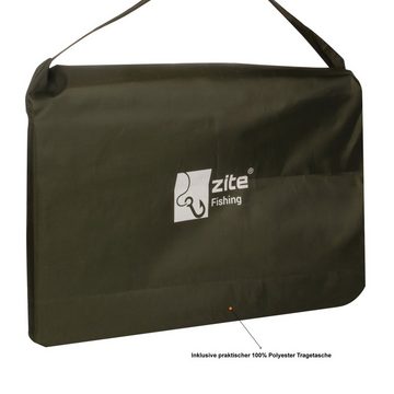 Zite Klapptisch Großer Bivvy Table Angeltisch mit Tasche für Karpfenangeln & Mehr