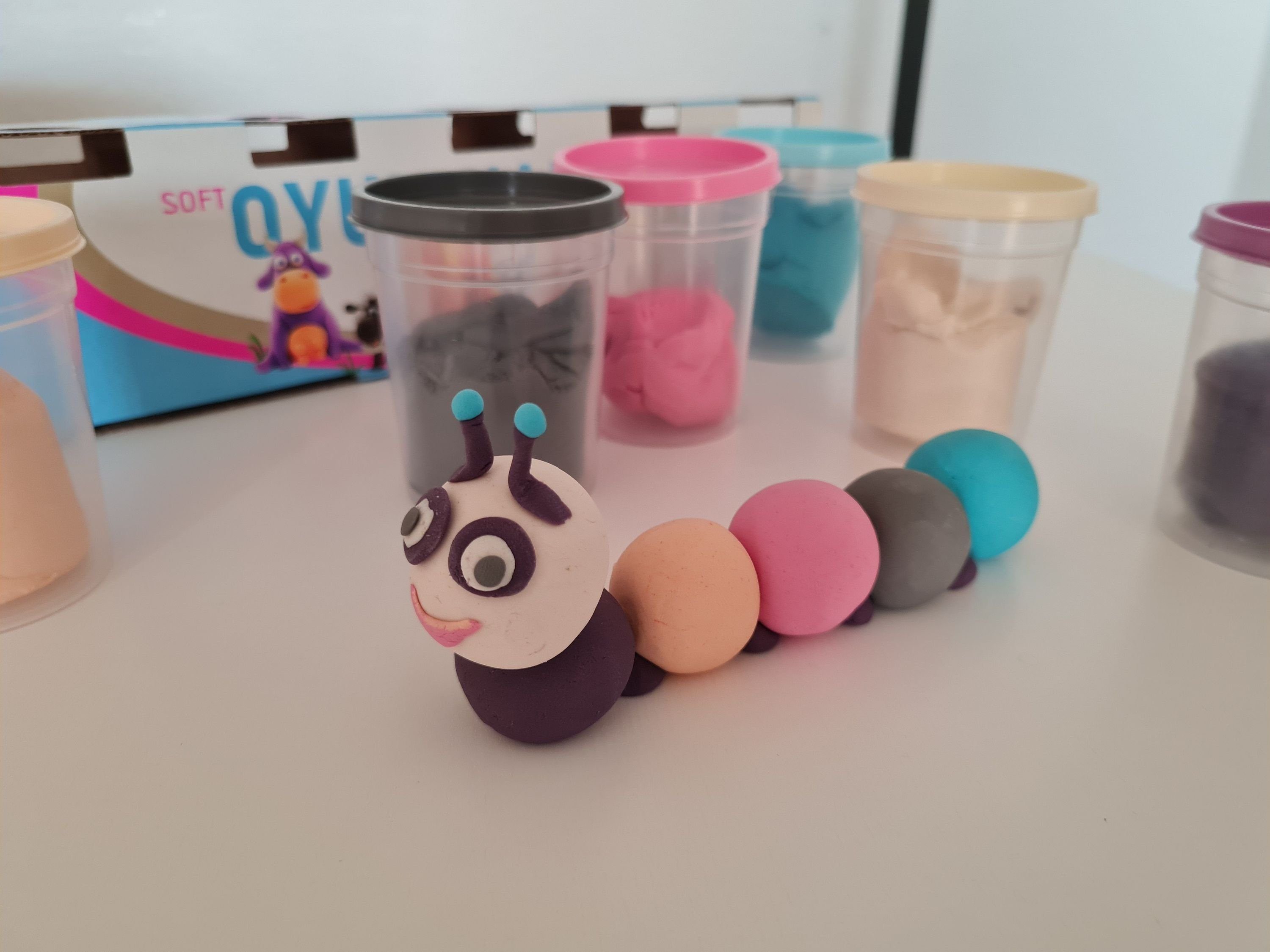 Monalisa Kreativset Spielknete Set, mit 6er-Pack Soft Knete