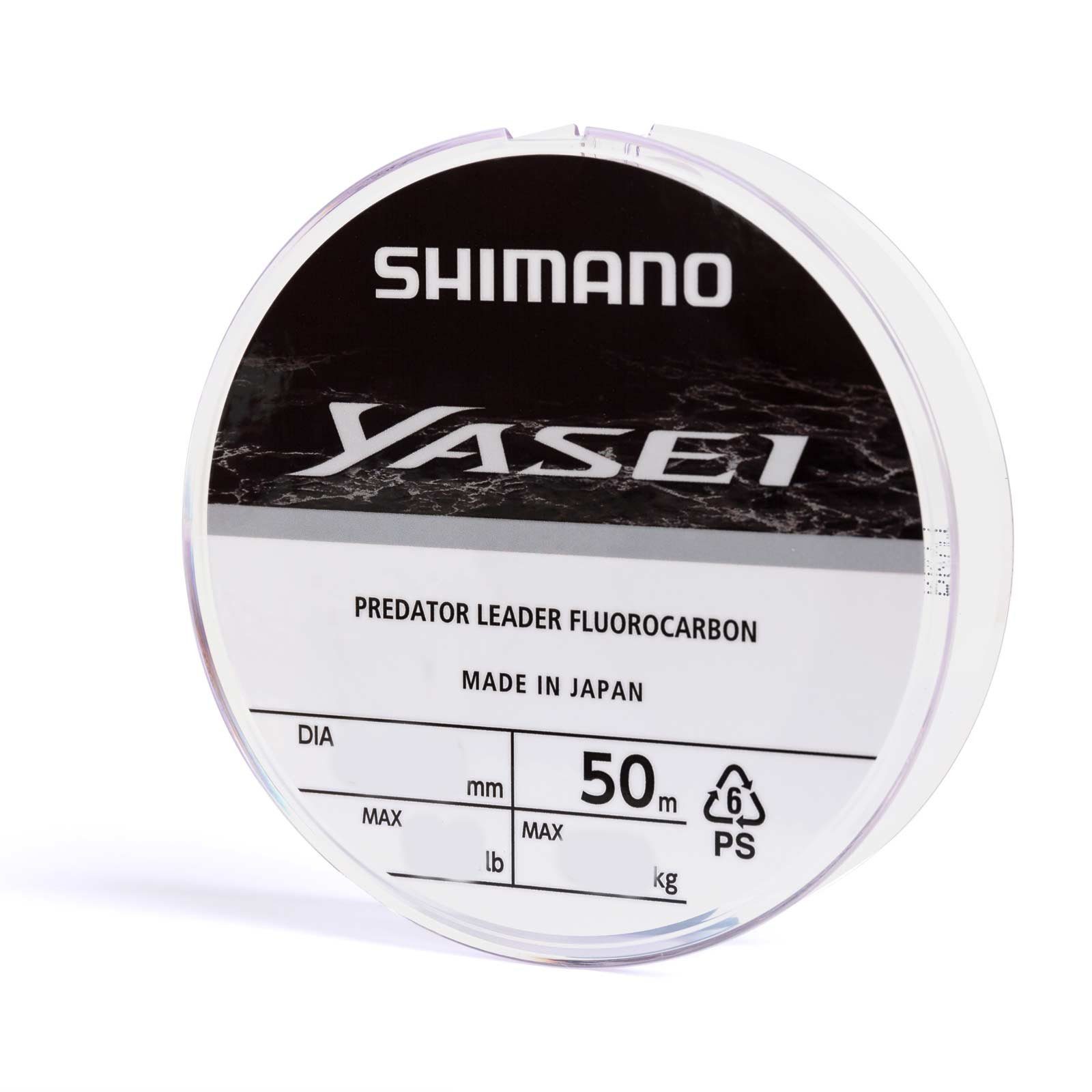 Shimano Vorfachschnur, 50 m Länge, Predator 50m 0,35mm Shimano Vorfachschnur Yasei Fluoro 8,08kg