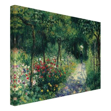 Bilderdepot24 Leinwandbild Kunstdruck Auguste Renoir Frauen Garten grün Bild auf Leinwand XXL, Bild auf Leinwand; Leinwanddruck in vielen Größen