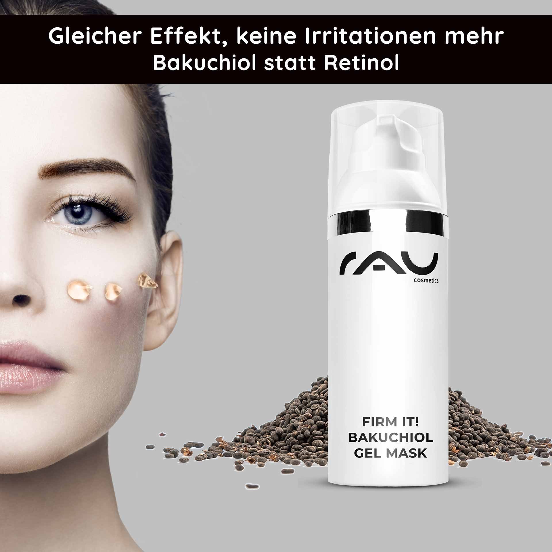 RAU Cosmetics Gesichtsmaske firm it! Bakuchiol Gel Mask
