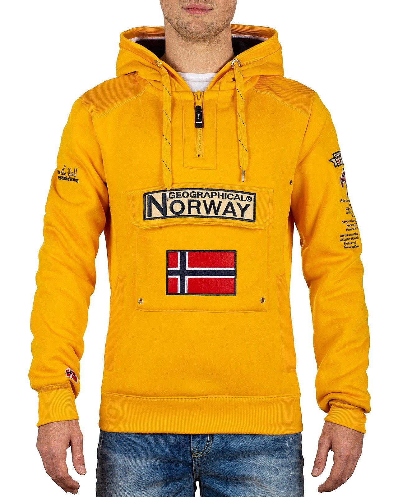 Geographical Norway Kapuzenpullover Herren Regular Fit Hoodie bagymclass me günstig online kaufen