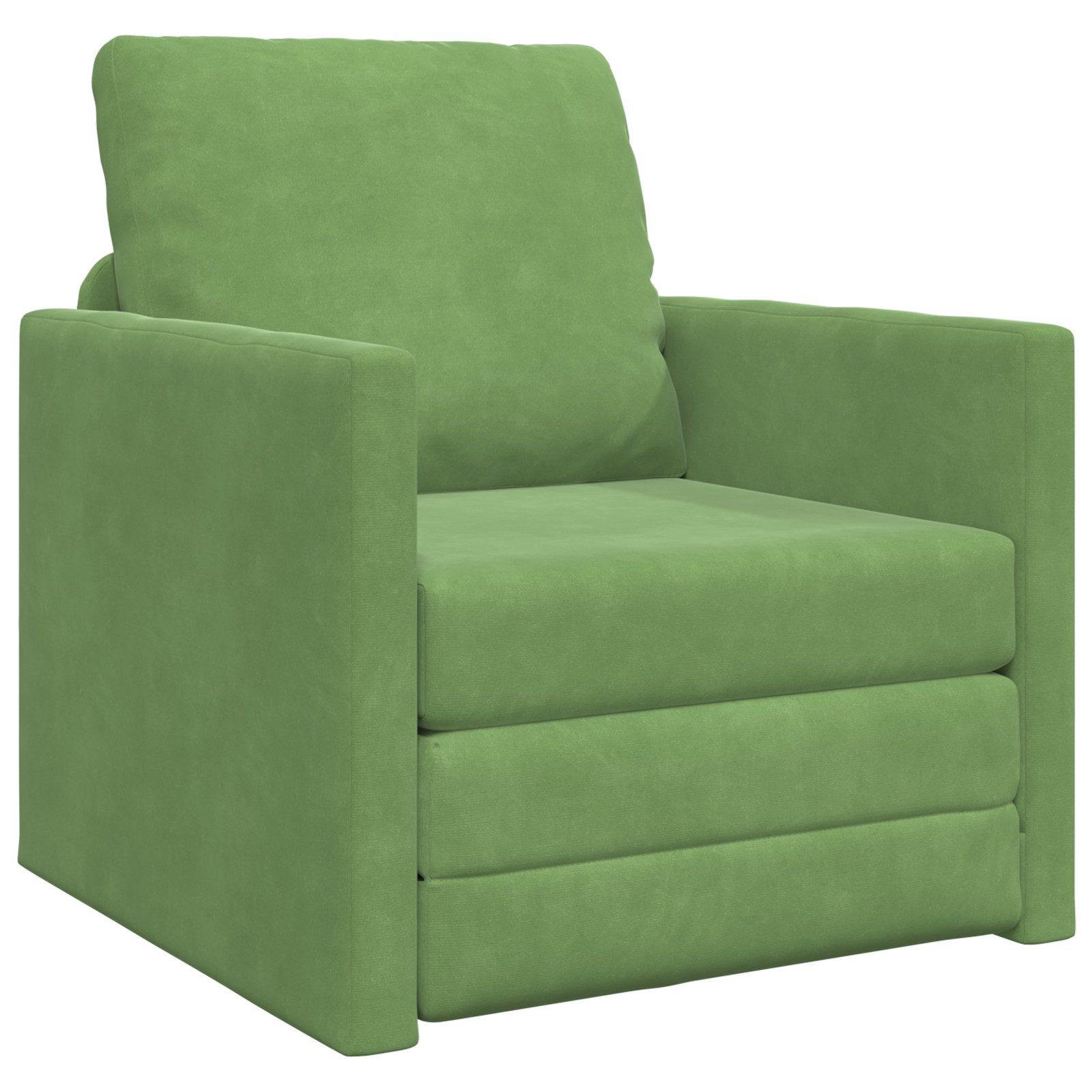 vidaXL Sofa Schlafsessel 2-in-1 Hellgrün 74x77x81 günstig online kaufen