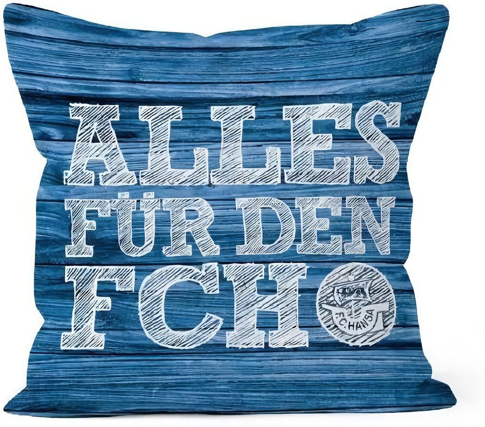 FC Hansa Rostock Kopfkissen Deko-Kissen Всеs für den FCH