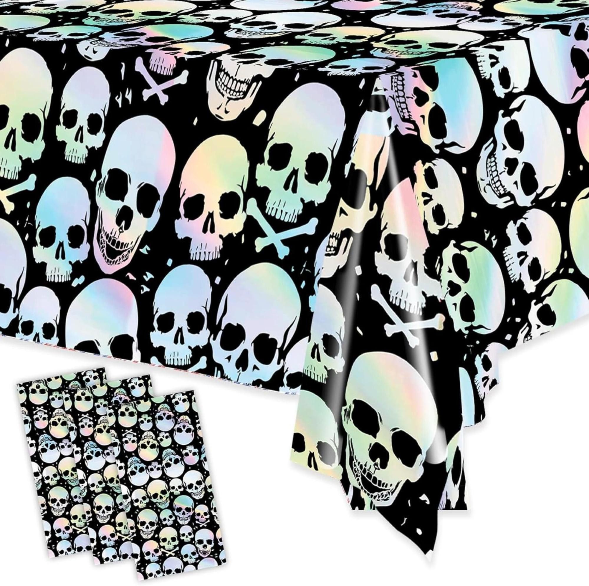 FELIXLEO Tischläufer Halloween-Tischdecke Einweg-Tischdecke 137 x 274 cm schillernder (1-tlg)