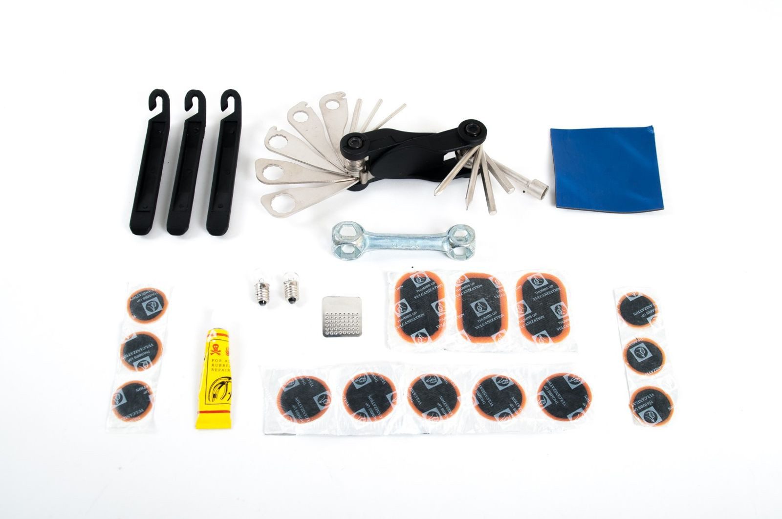 BURI Fahrradwerkzeugset 35tlg.Fahrradwerkzeug-Set Werkzeug Fahrrad Reparatur Flickzeug, (35-tlg)