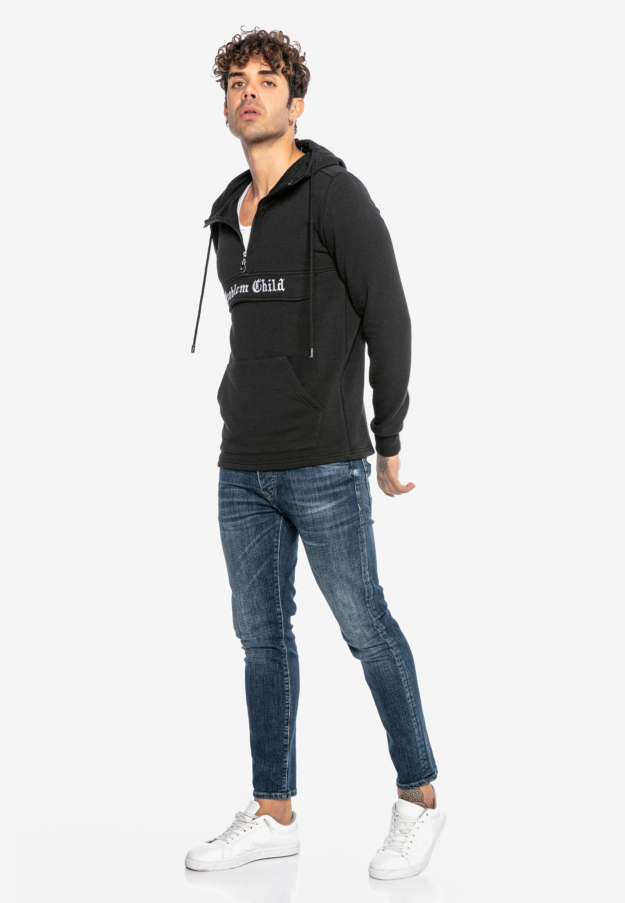 Kapuzensweatshirt trendigem Cambridge RedBridge mit Taschenlook