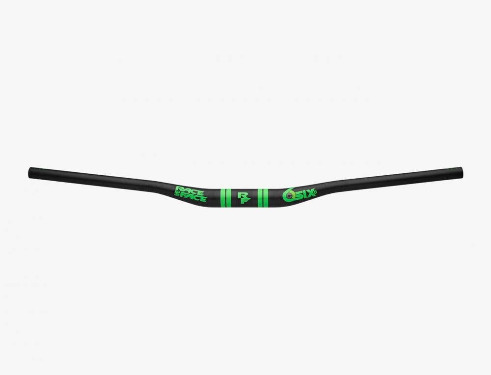 Race Face Fahrradlenker Race Face SixC Carbon Riser Lenker, 35.0, 820x20mm, UD Carbon/Green -