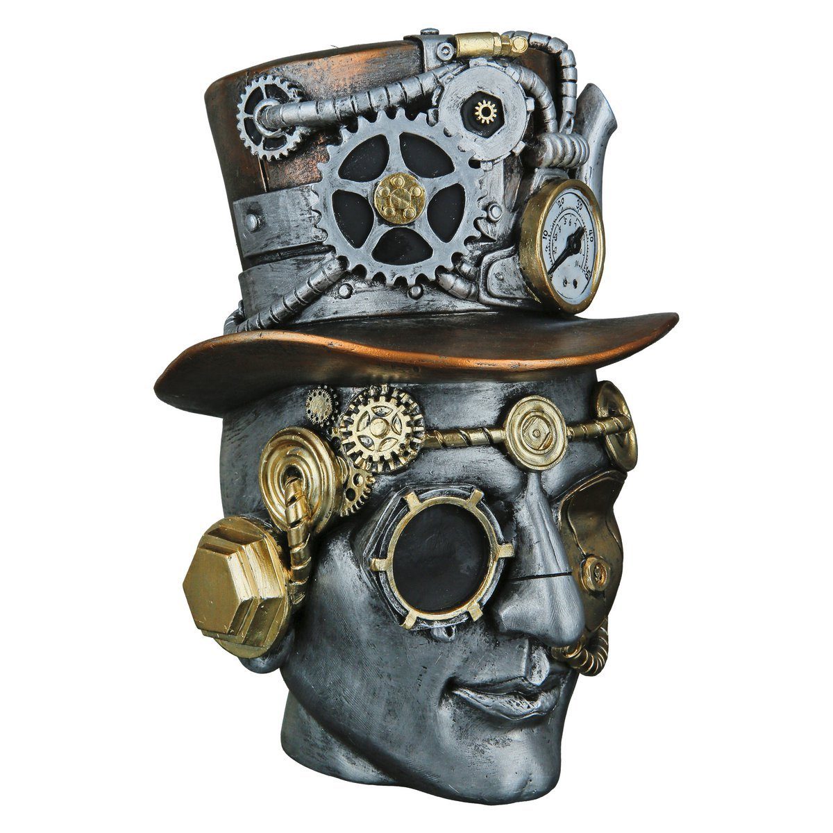 Brillibrum Dekofigur Zahnrad Design Steampunk Skulptur günstig online kaufen