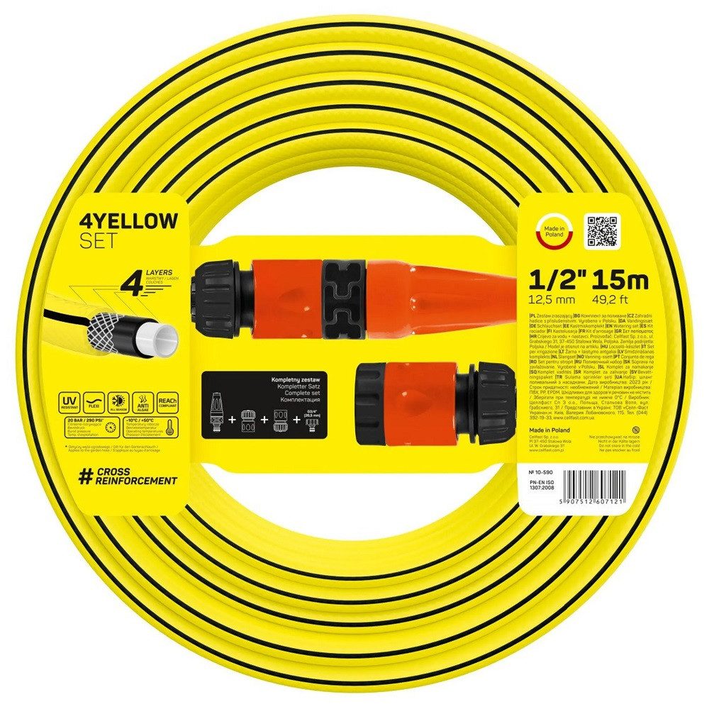Cellfast Pflanzkübel Cellfast Bewässerungssatz 4YELLOW 1/2" 15 m
