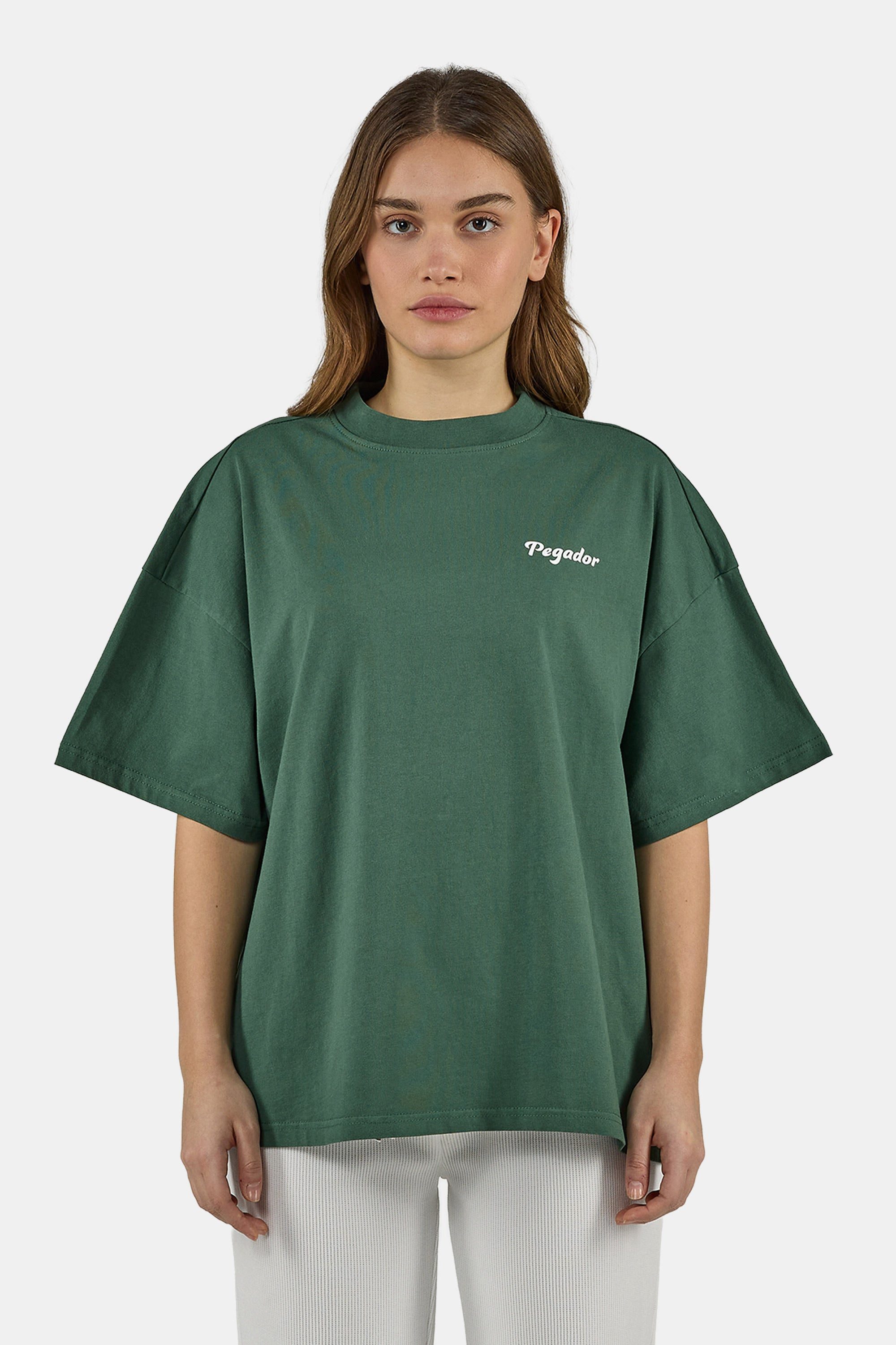 PEGADOR T-Shirt Brielle Heavy Oversized Tee Baumwolle, oversize günstig online kaufen