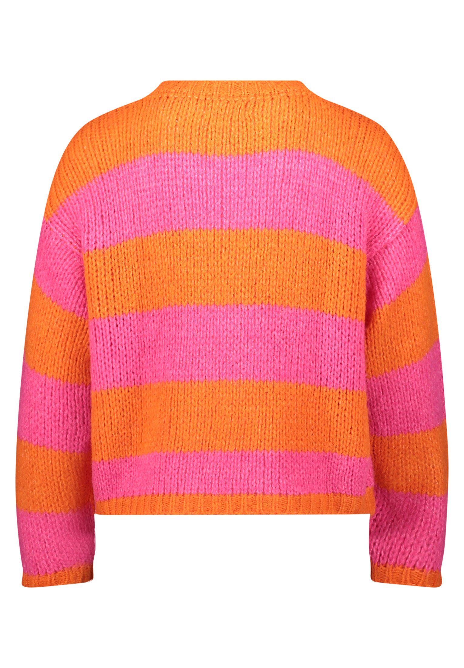 Cartoon Strickpullover Damen mit Rundhalsausschnitt (1-tlg)