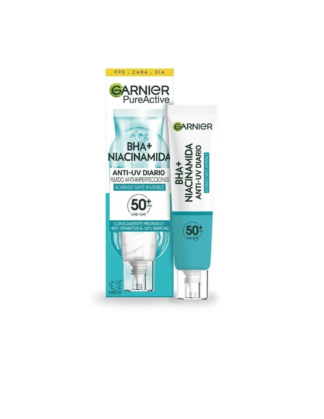 GARNIER Gesichtsfluid PURE ACTIVE BHA + Niacinamid Fluid