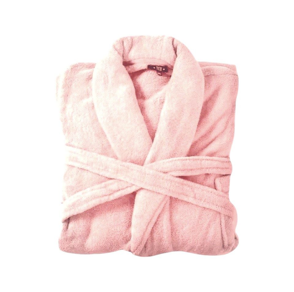 VewoTex Bademantel Bademantel flauschig » Saunamantel in Teddy-Plüsch Qualität, 100cm, Polyester, Taschen, Gürtel, » leichter/dünner Morgenmantel 100 cm lang » unisex