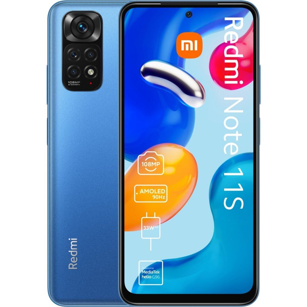 Xiaomi Redmi Note 11S 128 GB / 6 GB - Smartphone - twilight blue Smartphone (6,4 Zoll)