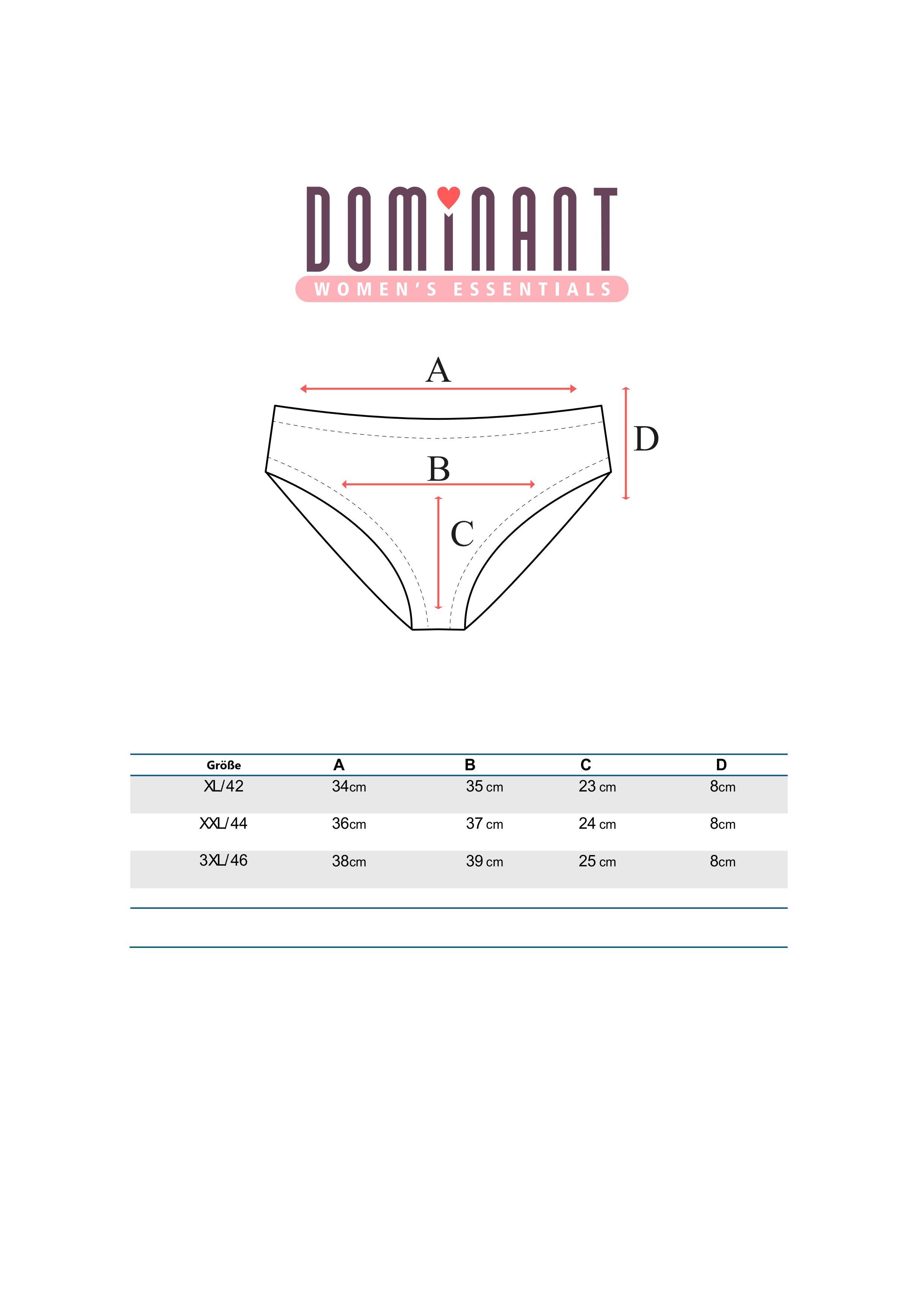 Dominant Bikinislip Damenunterwäsche (Packung, 7-St) aus elastischer Baumwolle bequem atmungsaktiv