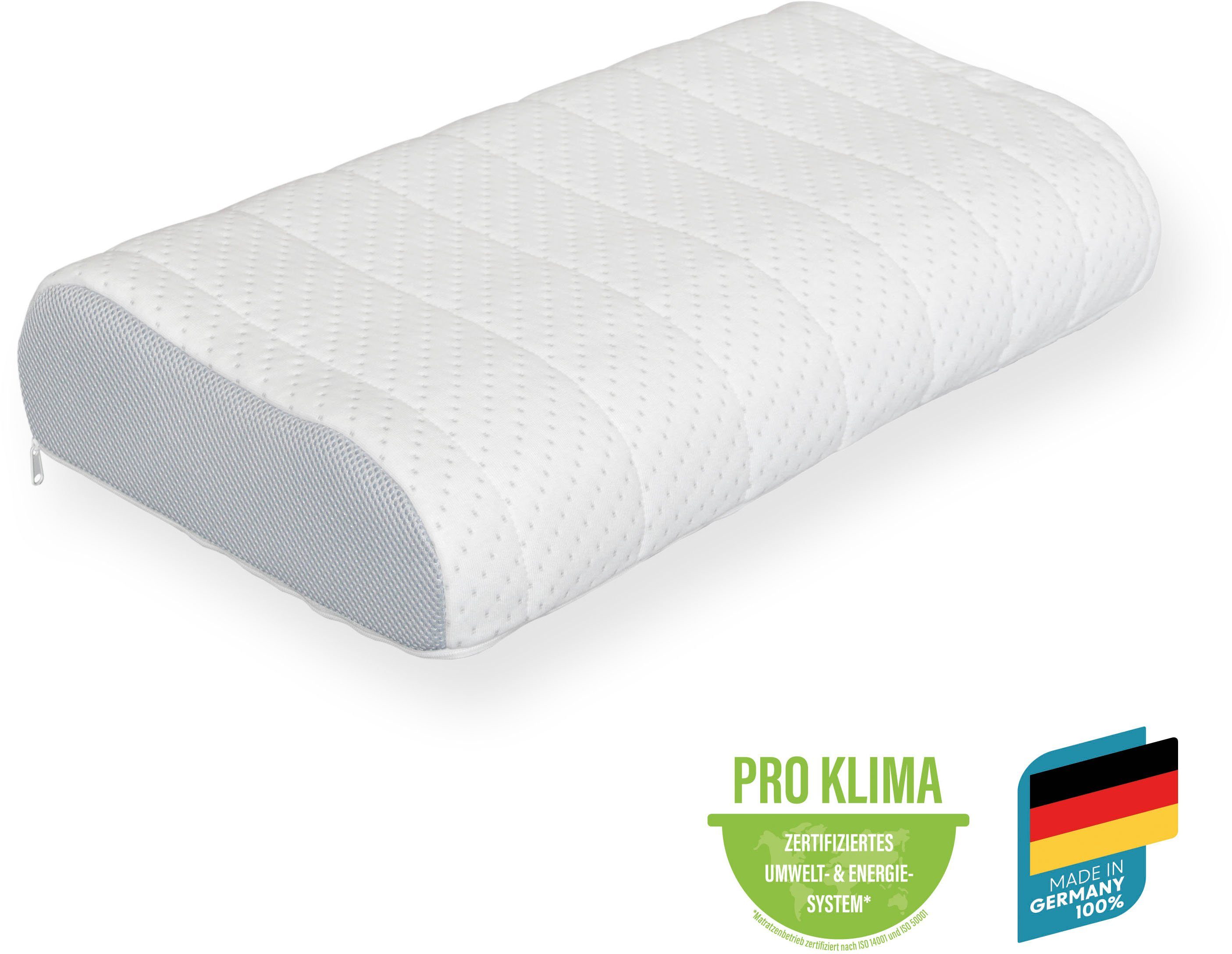 Beco Nackenstützkissen Vario Med, Füllung: Gelschaum, Bezug: Doppeltuch, Kern aus Gelschaum & Gesundheitsprodukt nach ZPmed®