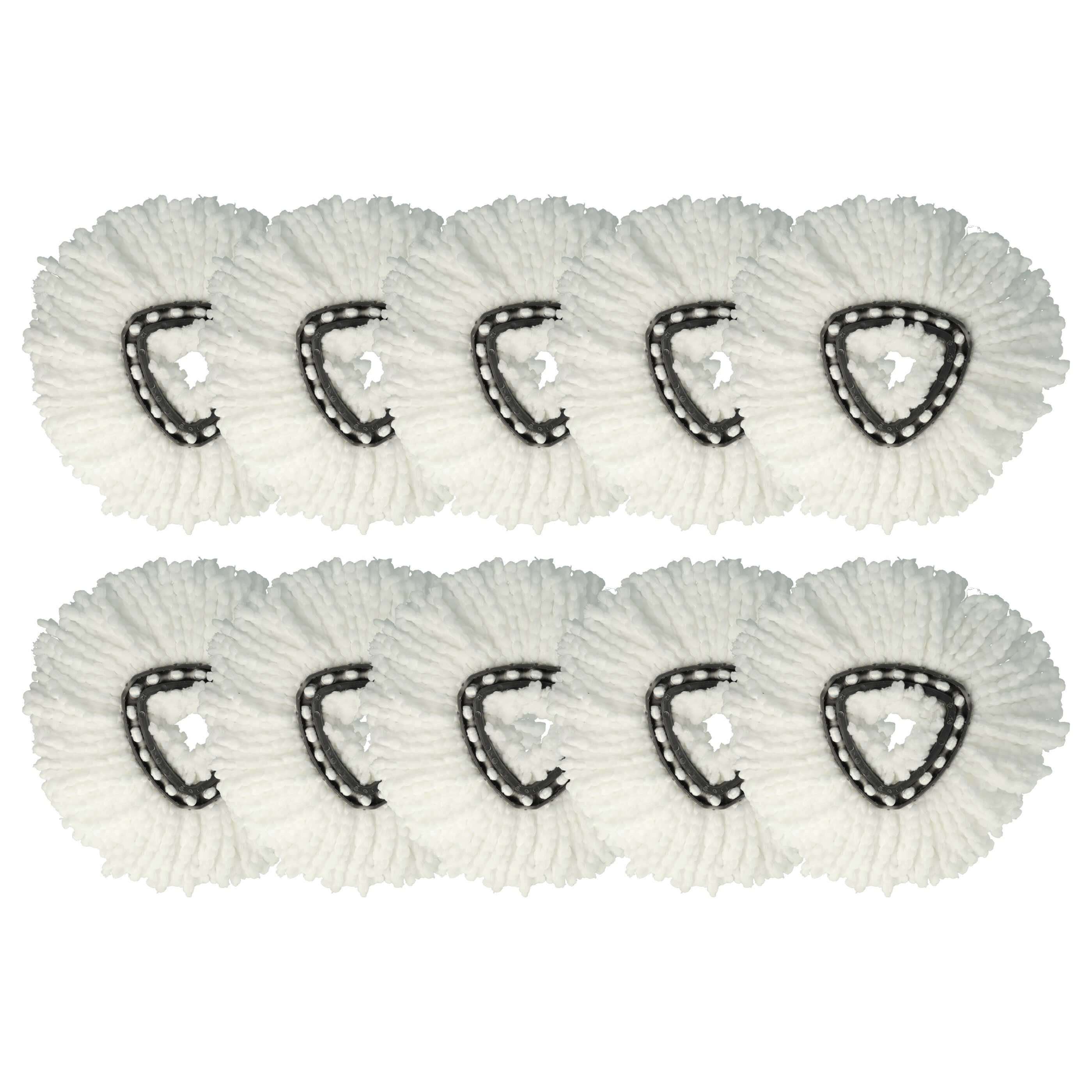 vhbw passend für Vileda EasyWring & Clean, EasyWring & Clean Turbo Wischmopp-Ersatzkopf (Mikrofaser)