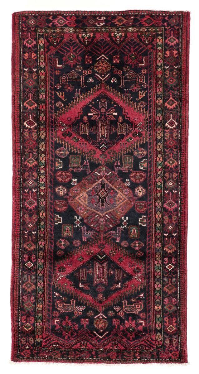 Orientteppich Nain Läufer, Perserteppich Trading, mm / Handgeknüpfter rechteckig, 106x216 8 Höhe: Hamadan Orientteppich