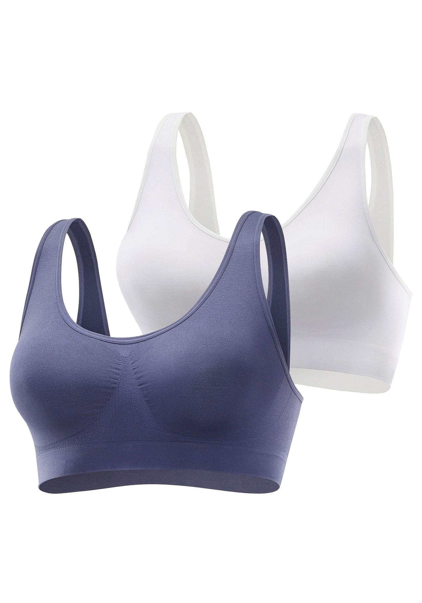 petite fleur Bralette-BH (Packung, 2 Stück) SEAMLESS ohne Bügel aus weichem Microtouchmaterial. € 39,99, (€ 20,00 pro 1 Stk).