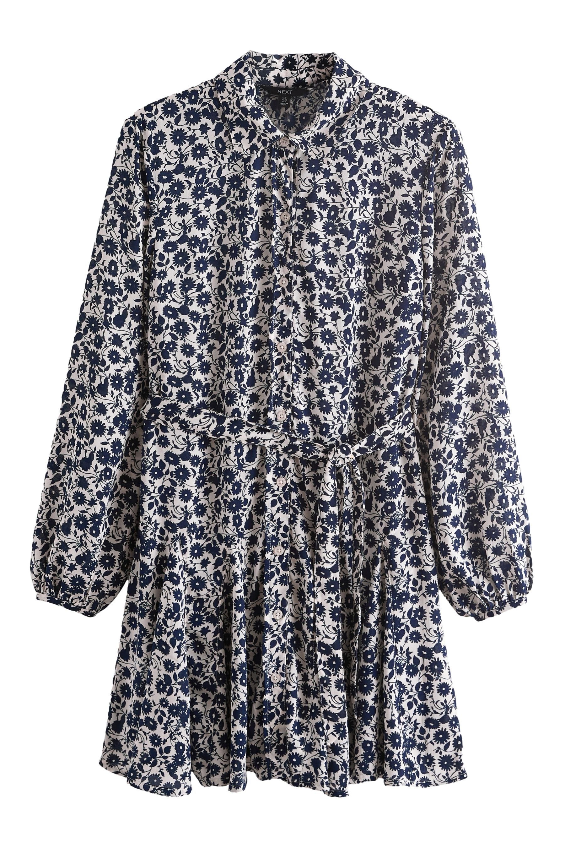 Next Blusenkleid Mini-Hemdkleid zum Binden – Kurzgröße (1-tlg)