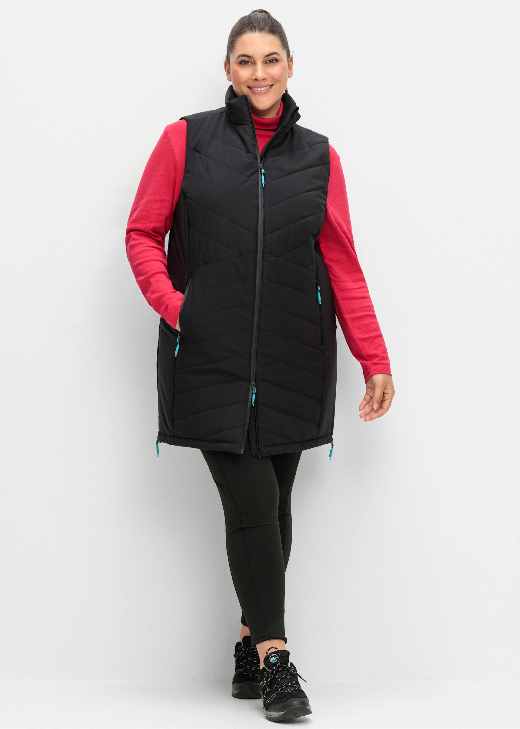 Sheego Trainingsjacke Funktionsweste günstig online kaufen