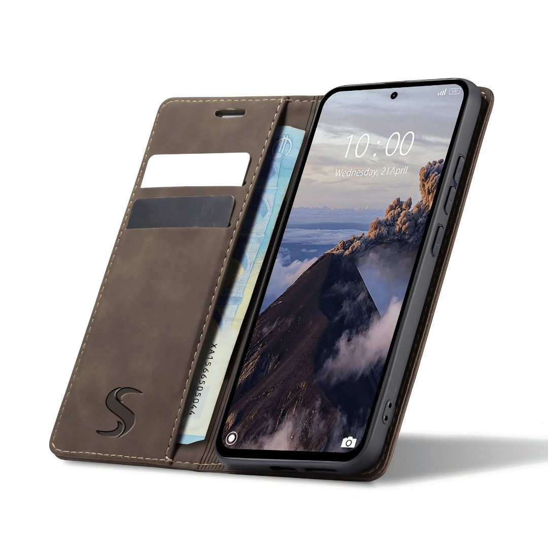 SmartUP Smartphone-Hülle für Xiaomi Redmi Note 17 Pro Max 5G Klapphülle Fliphülle Tasche Cover 6,83, integrierte Standfunktion, Kartenfächer – Bild 3 von 5