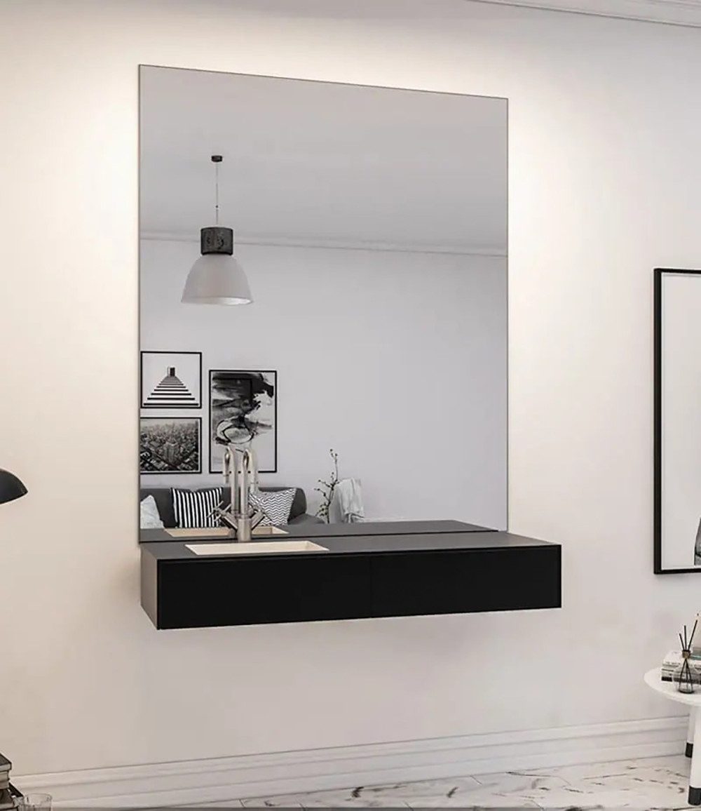 Henneke Waschtisch Corian® CoCo mit Unterschrank Becken links, Fugenlos aus Mineralwerkstoff