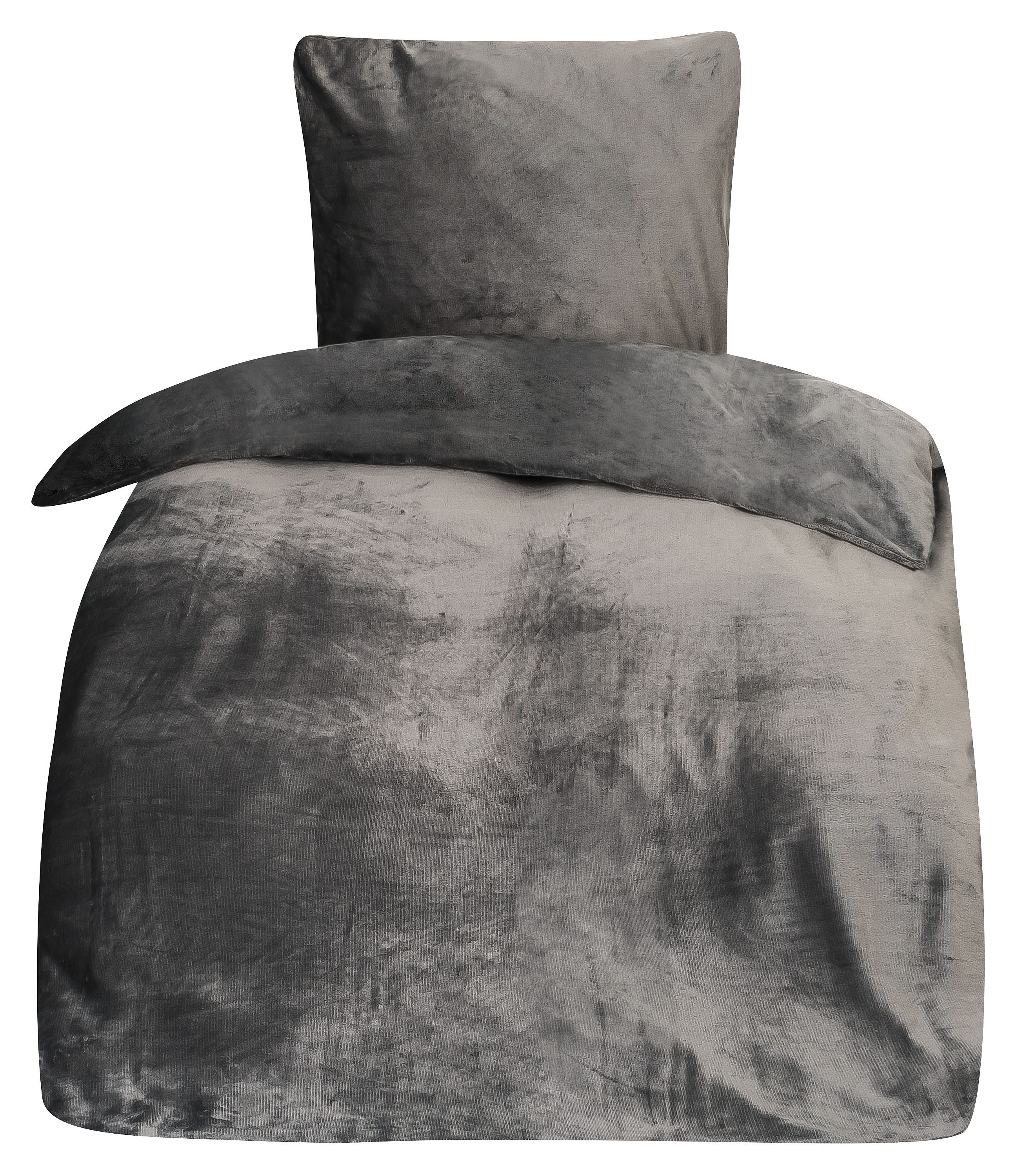 COSIMA Bettwäsche MOON Cashmere Touch Unibettwäsche ca. 135x200 + 80x80 cm, mit Reißverschluss