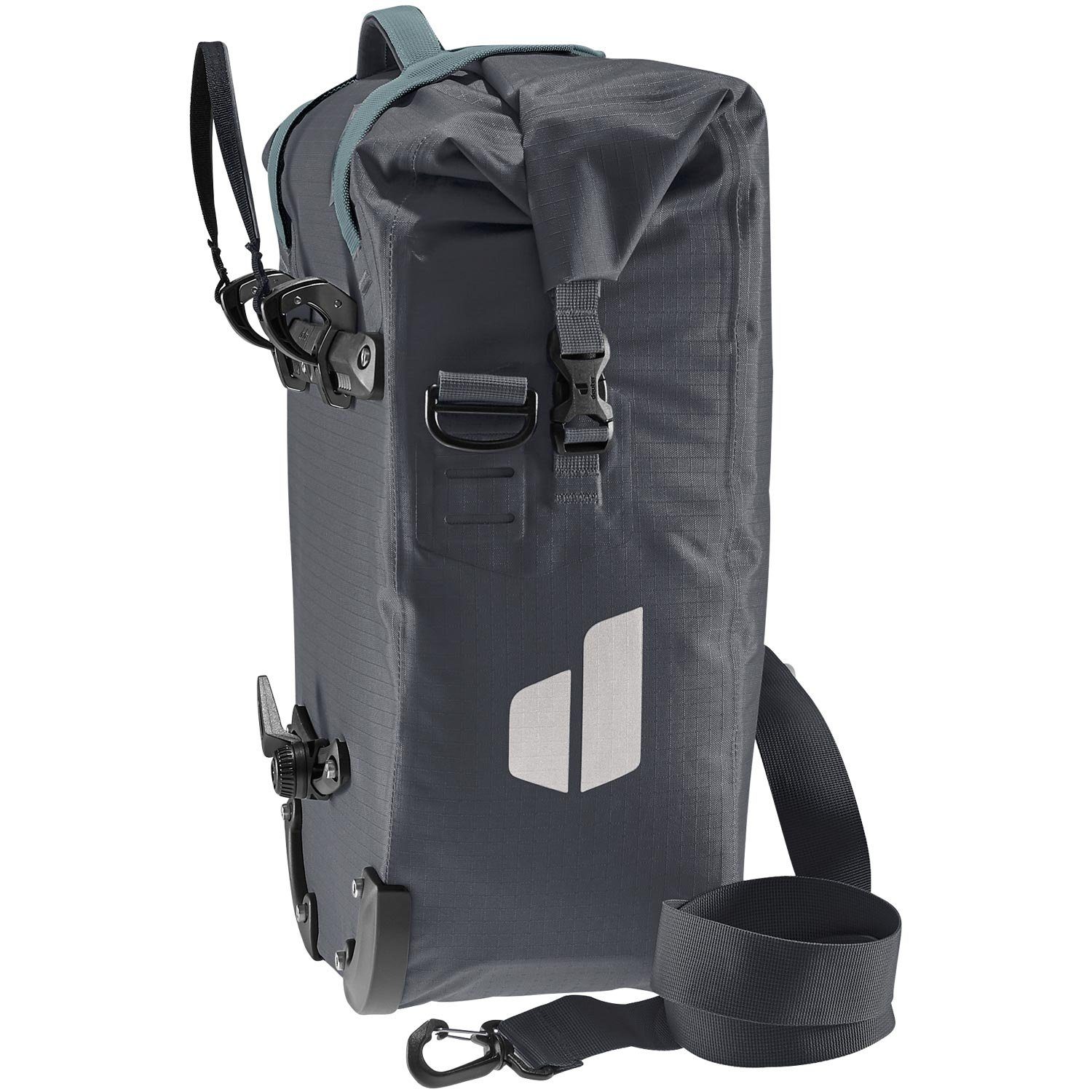 Weybridge Deuter Stück), graphite Reißverschluss anthrazit 20+5 Fahrrad-/Gepäcktasche (Stück, (201) deuter Umhängetasche