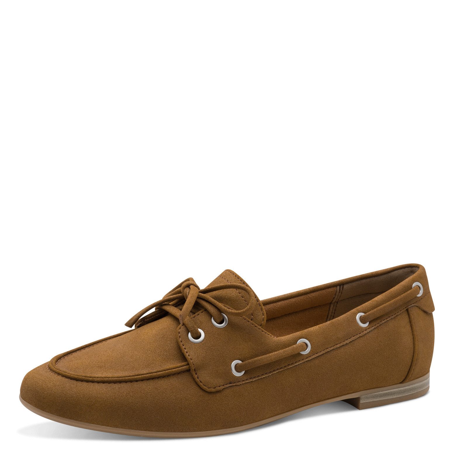 MARCO TOZZI Marco Tozzi Damen Mokassin 2-23227-46-343 CINNAMON braun Schnürschuh