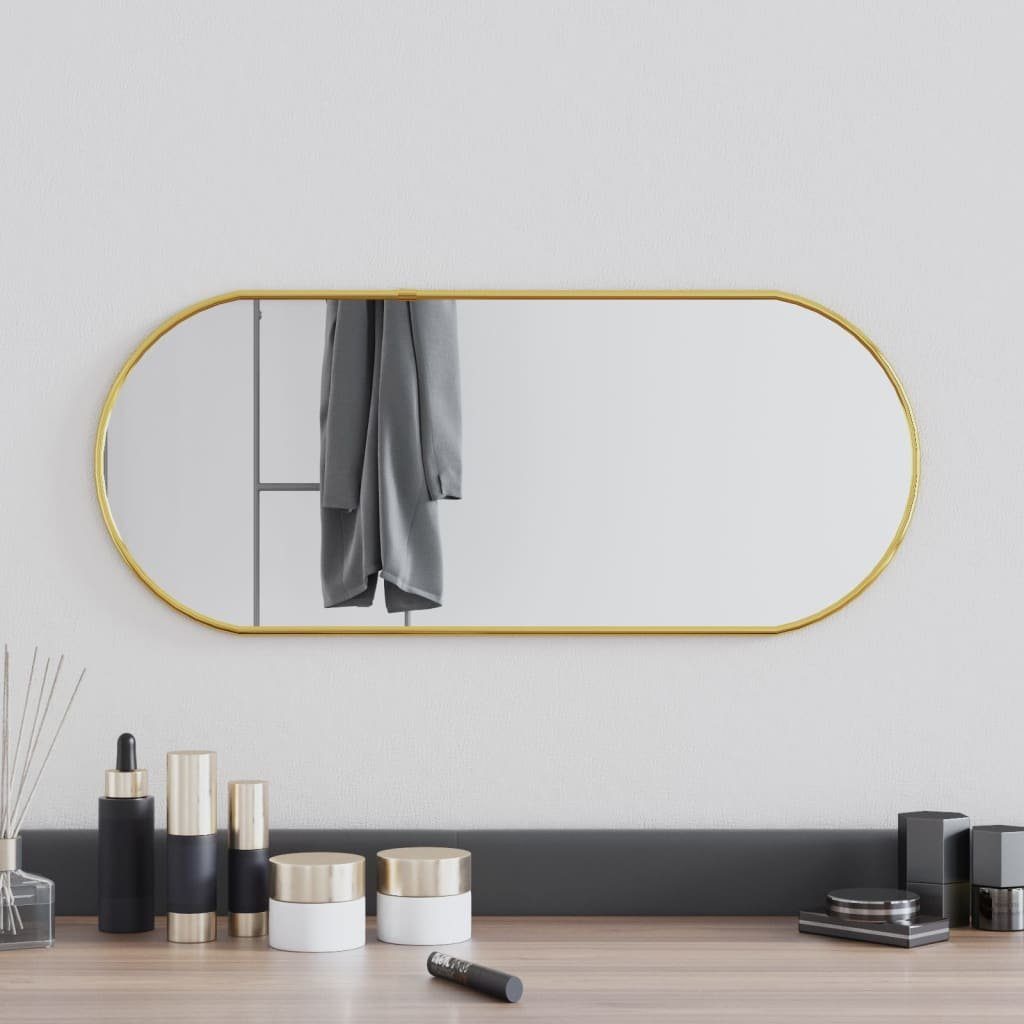 vidaXL Spiegel Wandspiegel Golden 60x25 cm Oval (1-St) Gold | Gold