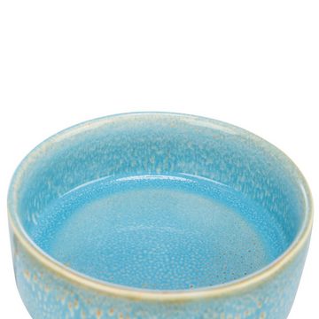 TRIXIE Napf Trixie Keramiknapf mit Musterung - blau Fassungsvermögen
