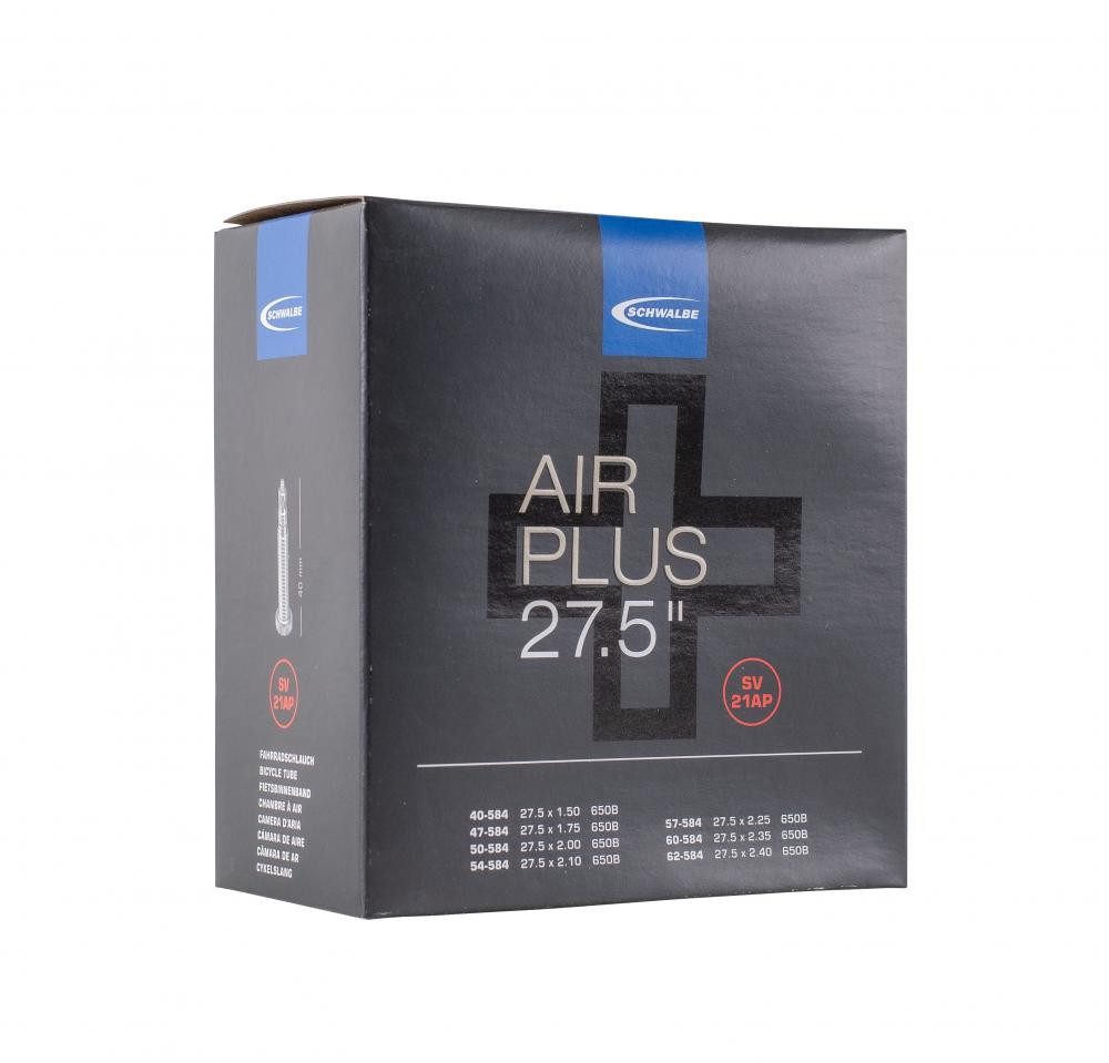 Fahrradschlauch Schwalbe Schlauch SV21AP Air Plus 27.5x1.50/2.40 Zoll 40/62-584 SV 40m