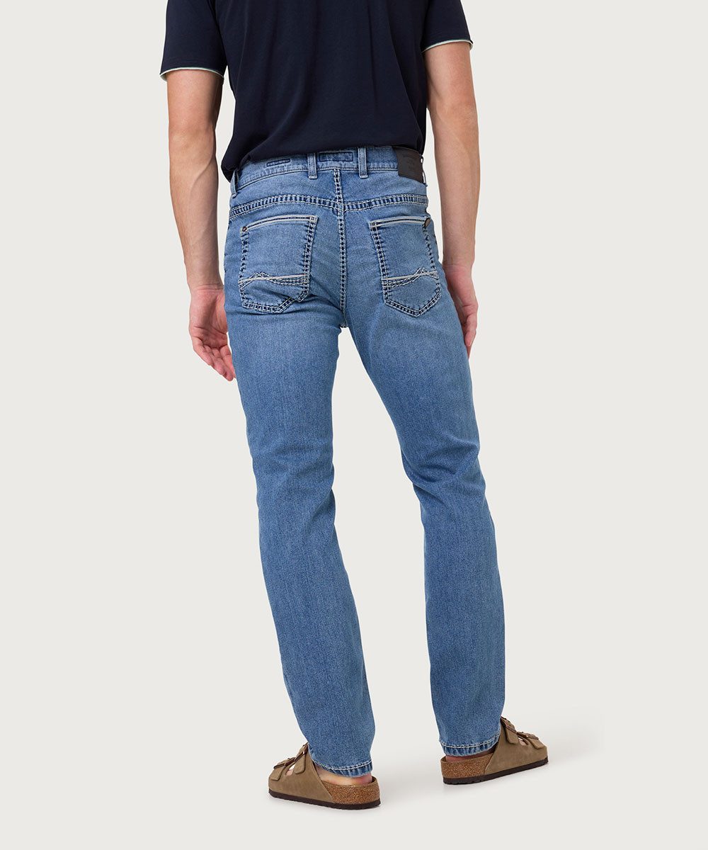 Pioneer Authentic Jeans 5-Pocket-Jeans RANDO - Regular Fit, Handcrafted mit dicken Nähten