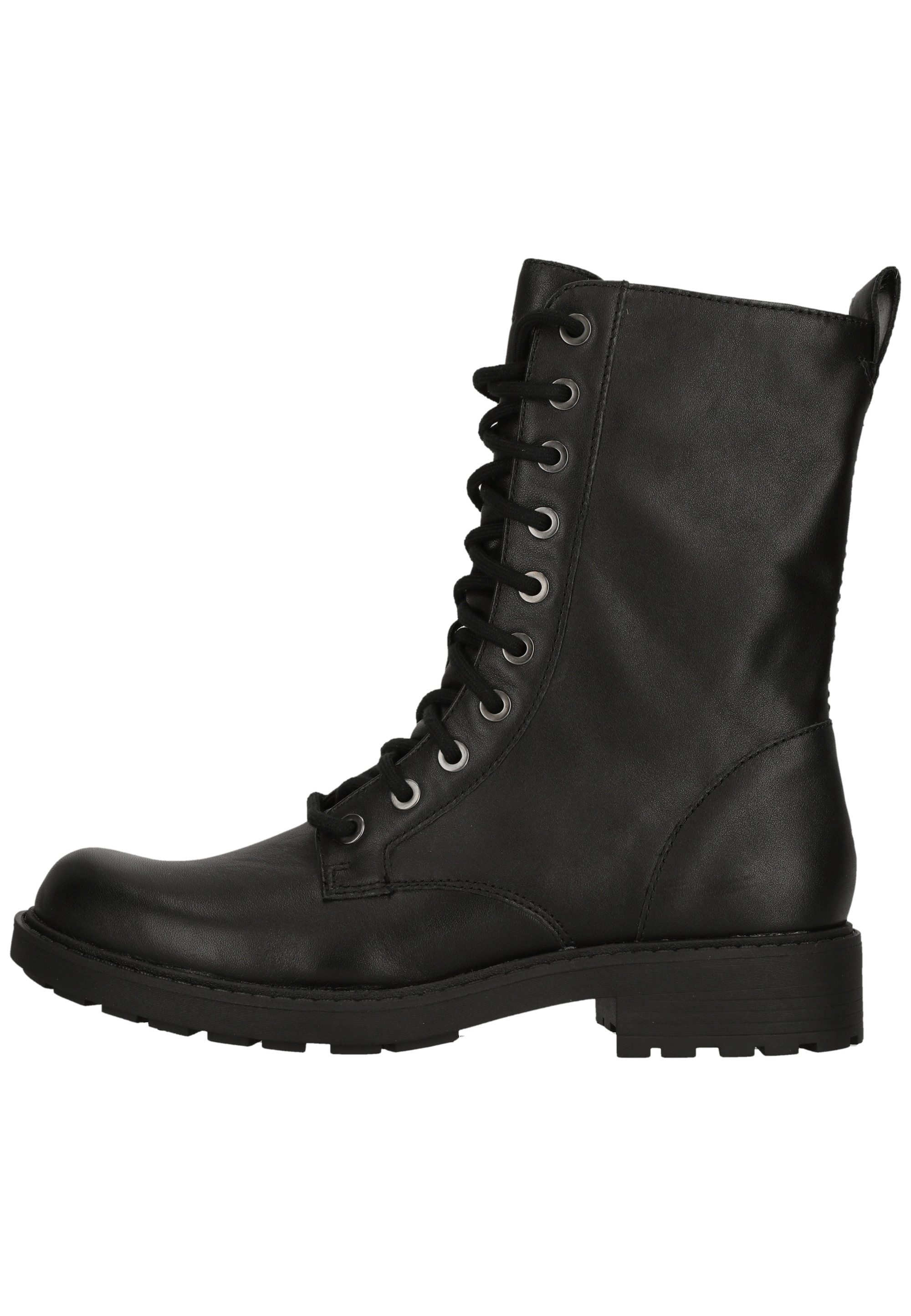 Clarks Orinoco2 Style Black Leather Stiefel mit profilierter Sohle für guten Halt