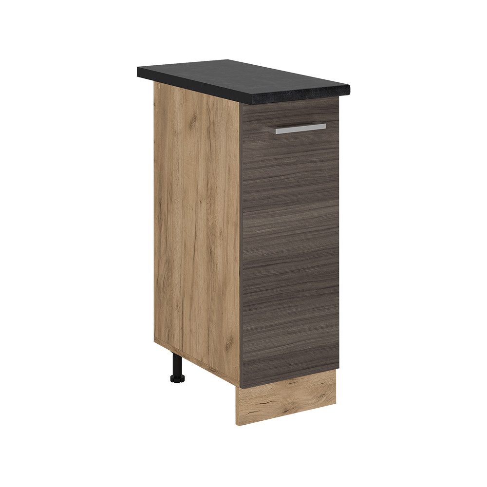 Vicco Apothekerschrank R-Line, Edelgrau/Goldkraft Eiche, 30 günstig online kaufen