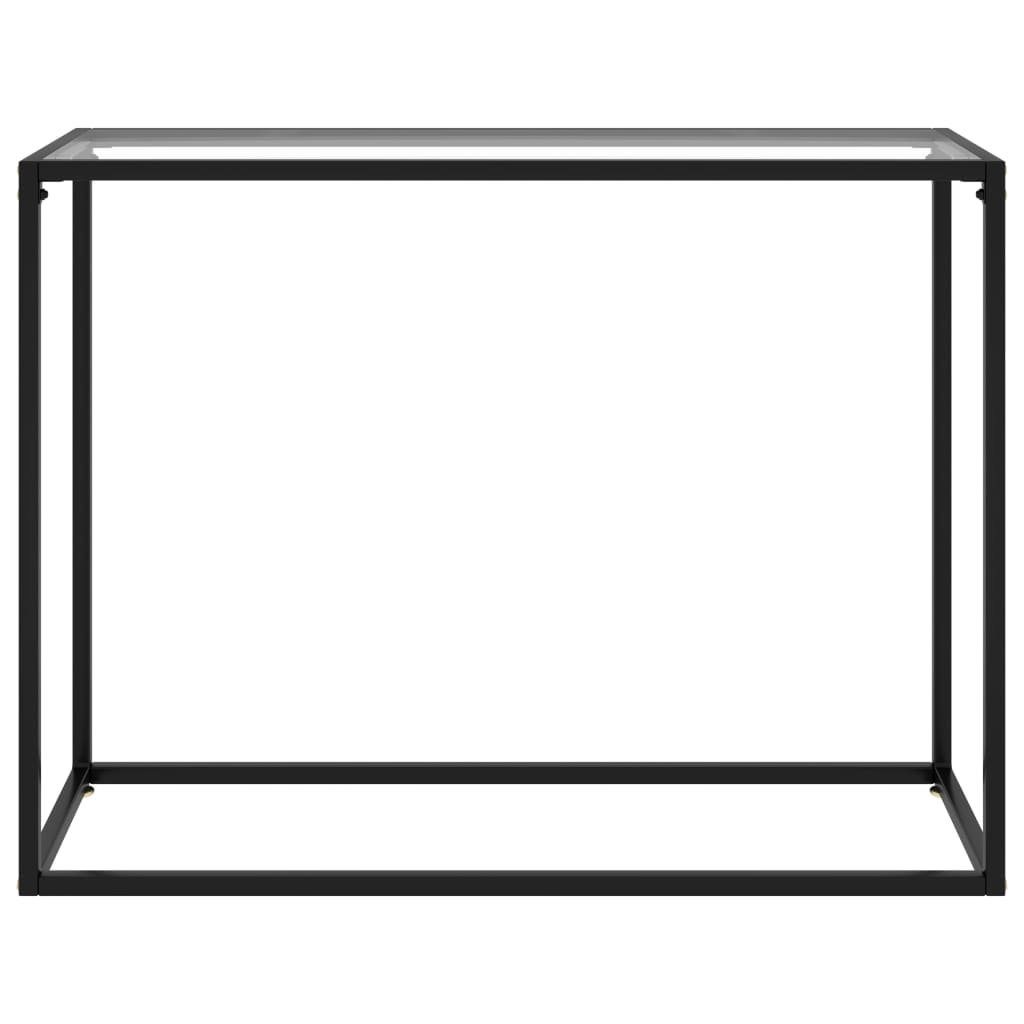 Hartglas Beistelltisch furnicato (1-St) Konsolentisch Transparent 100x35x75 cm