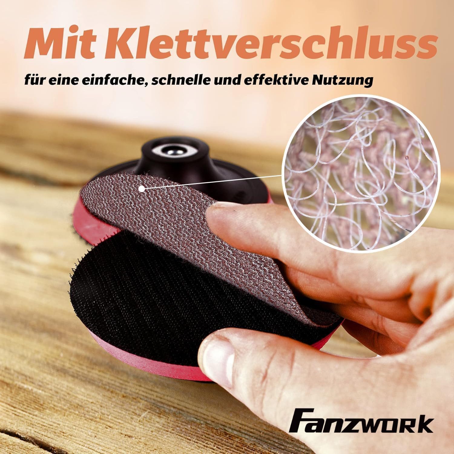 Fanzwork Schleifpapier Schleifgitter Set P80/P120, (30 St) – Bild 4 von 5