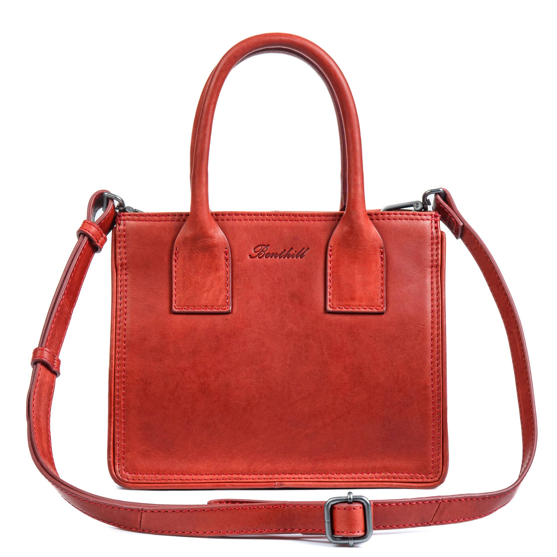 Benthill Henkeltasche Damen Echt Leder Tasche Henkeltasche Handtasche Fraue günstig online kaufen