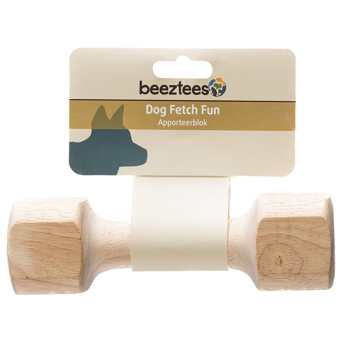 Beeztees Spielknochen Hundespielzeug Holzhantel Dex, Maße: günstig online kaufen