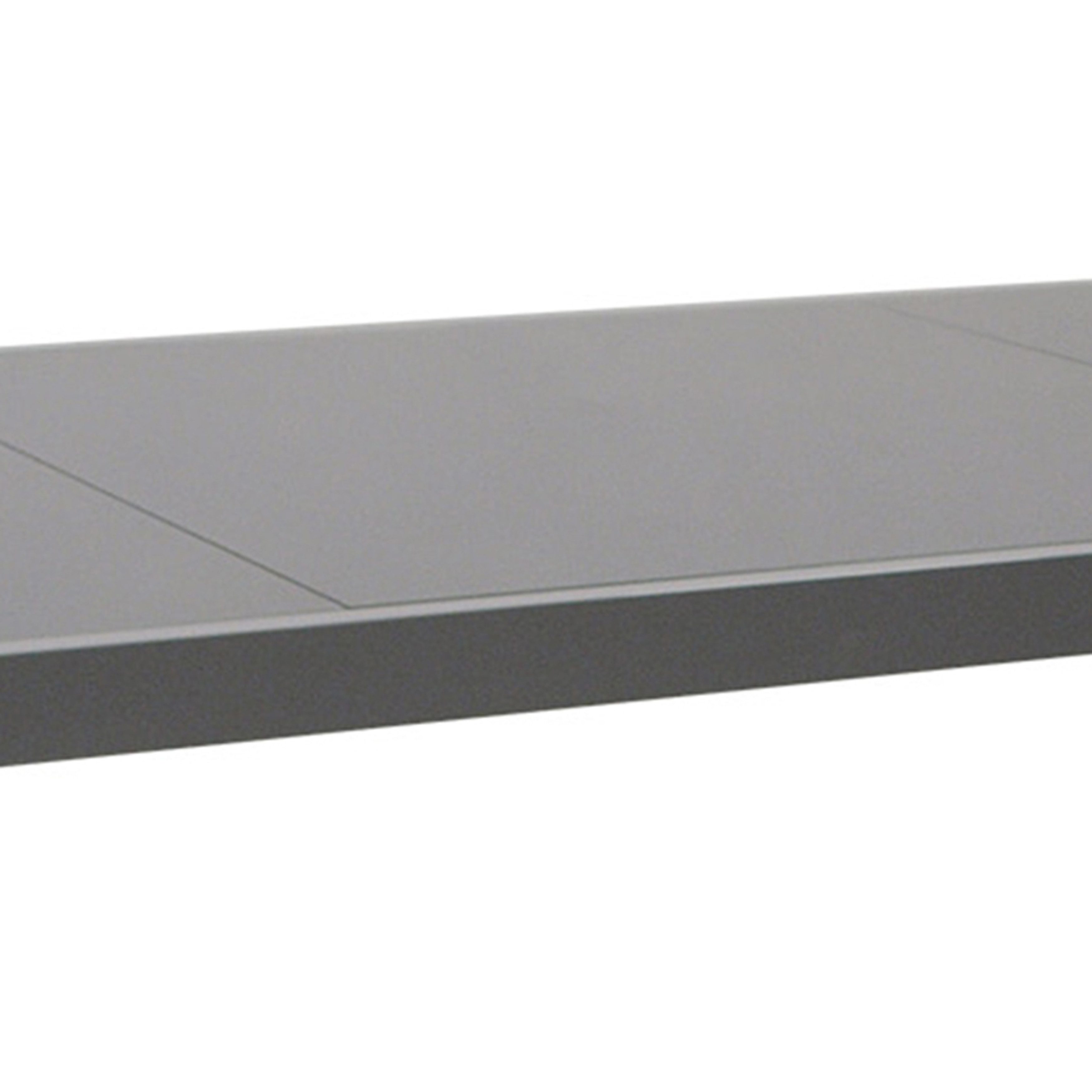 TPFGarden Gartentisch ASHFORD (Großer Ausziehtisch - Gestell Aluminium grau - Hochwertig verarbeitet, Tischplatte Glas grau bedruckt. Ausziehbar von 180cm auf 240cm), Esstisch - Terrassentisch - Maße (BxHxT): 100 x 75 x 180/240 cm