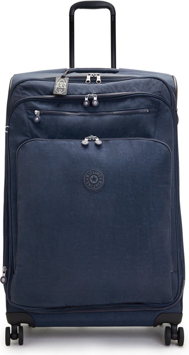 KIPLING Trolley NEW YOURI SPIN L Reiskoffer Blue Bleu 2, 4 Rollen