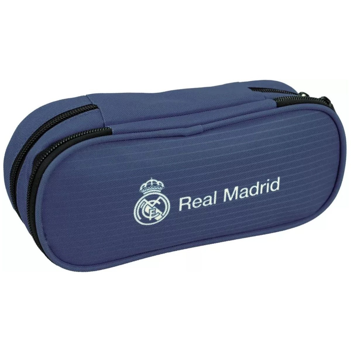 Real Madrid Federmäppchen Real Madrid Blue 2-fächer Federmäppchen 23 cm